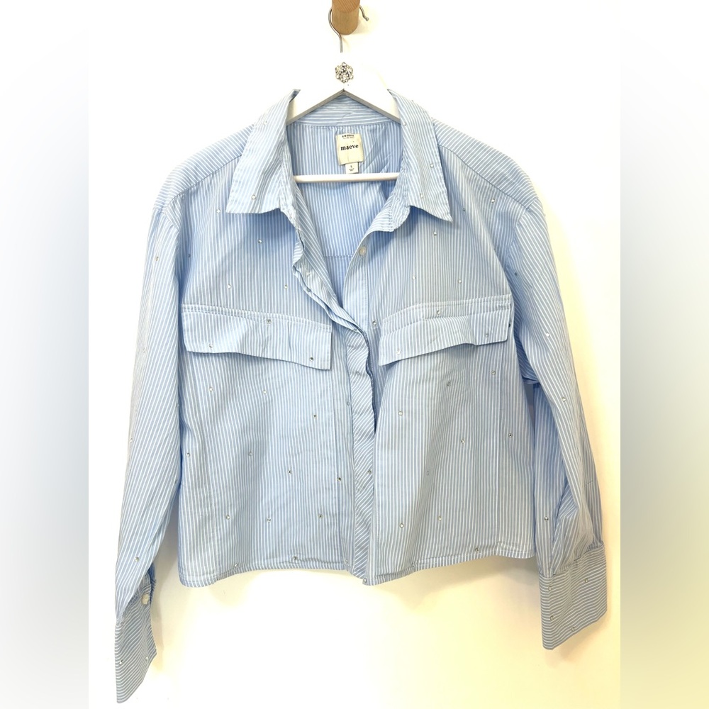 Anthropologie Maeve Light Blue - Picture 5 of 9